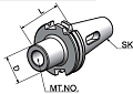 SK30-MTA3-75 Морзе с лапкой. SK30-MTA3-75 Морзе с лапкой.