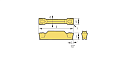 TDT-4 TCP 9215 Отрезная пластина TDT-4 TCP 9215 Отрезная пластина