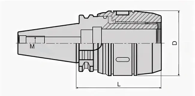 NT50-SC32-150 Силовой цанговый патрон.