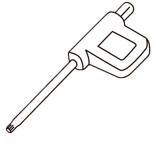 80-T20 ключ TORX AKKO