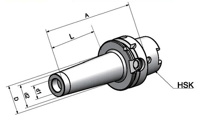 HSK100A-SOM16-179 Патрон для смены фрезерных головок.