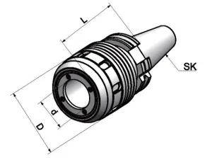 SK50-SC32-110 цанговый патрон.