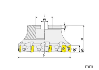 FM01.16 250-60-12T Корпус фрезы