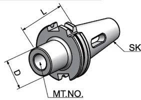 SK50-MTB5-120 с конусом морзе