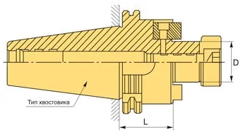 SK50-FMB27-40 Патрон для торцевых фрез.