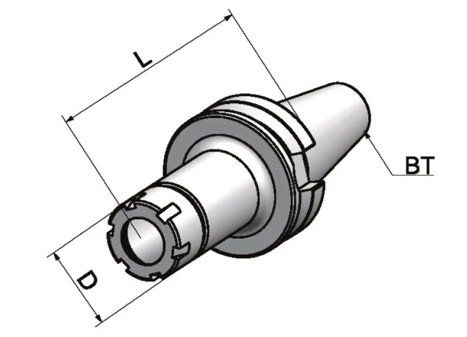 BT30-ER20M-60 Патрон цанговый мини