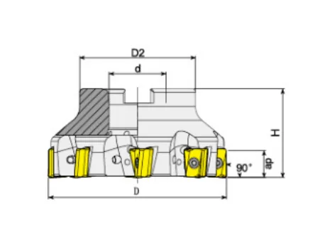 HRM04R 250-60-12T Корпус фрезы