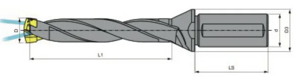 WMD-C12-5D8-8.9-50H Корпус сверла.