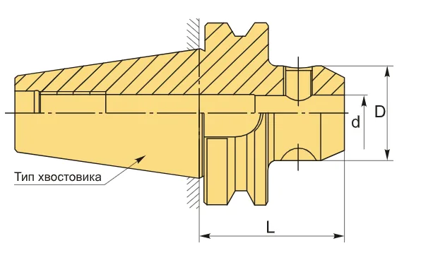 BT40-SLA20-63 патрон MAS 403 Weldon