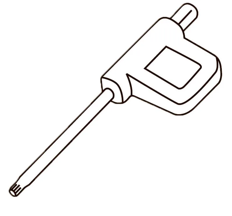 80-T10 ключ TORX AKKO