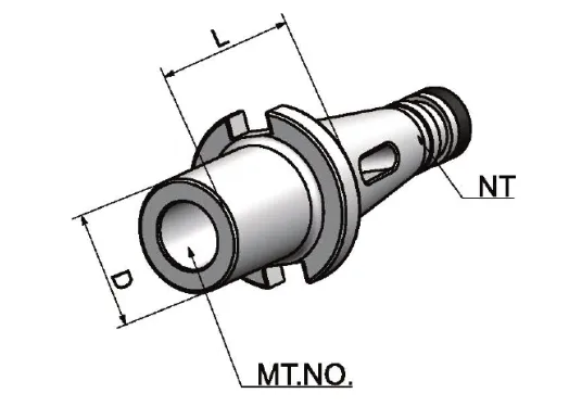 NT50-MTA5-120 Патрон с конусом Морзе