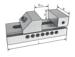 QKG150B Тиски лекальные.