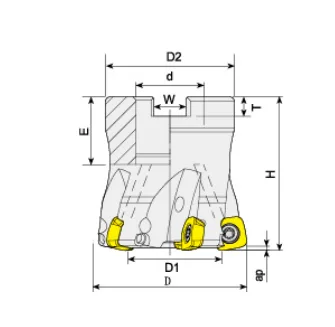 ELS14R 063-22 -05T Корпус фрезы