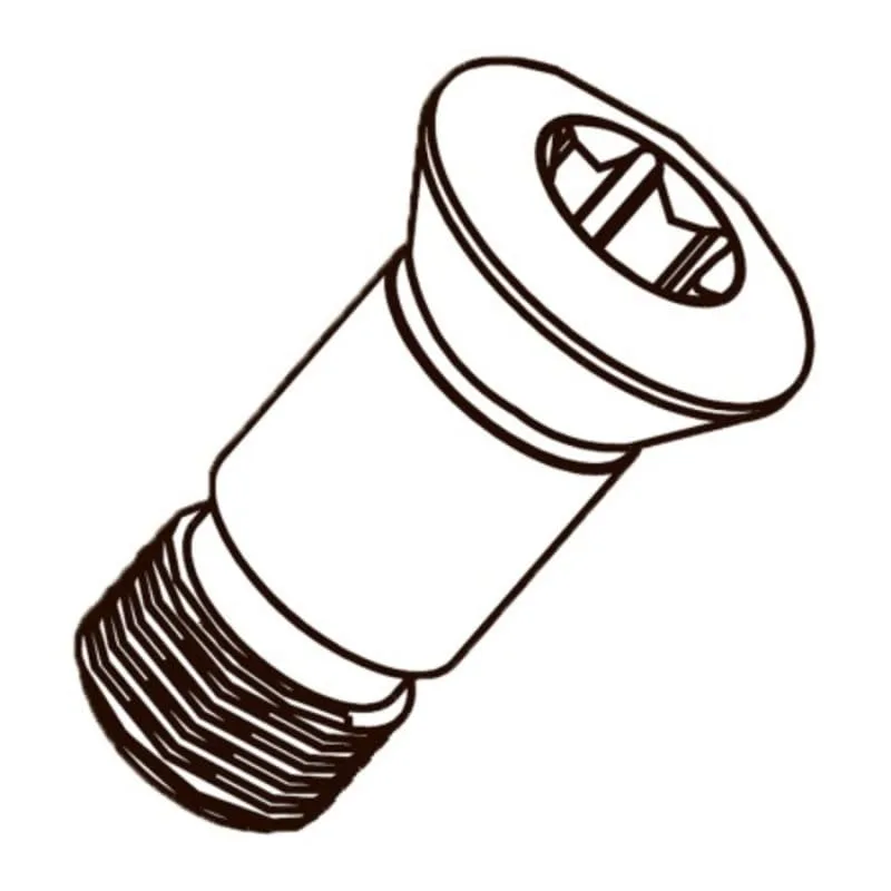 1204-M8X0.75X26 винт с проточкой AKKO