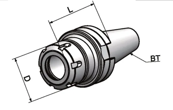 BT30-ER16-70 Патрон цанговый