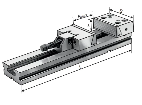 VPV200D Тиски станочные прецезионные.