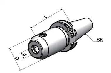 SK40-SLA10-160 Патрон Weldon